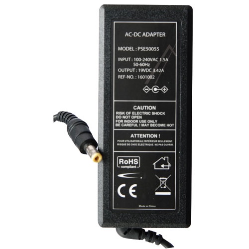 Classic Power Supply notebook - 65w 19v-3 42a Pse50055 Eu Power Supply